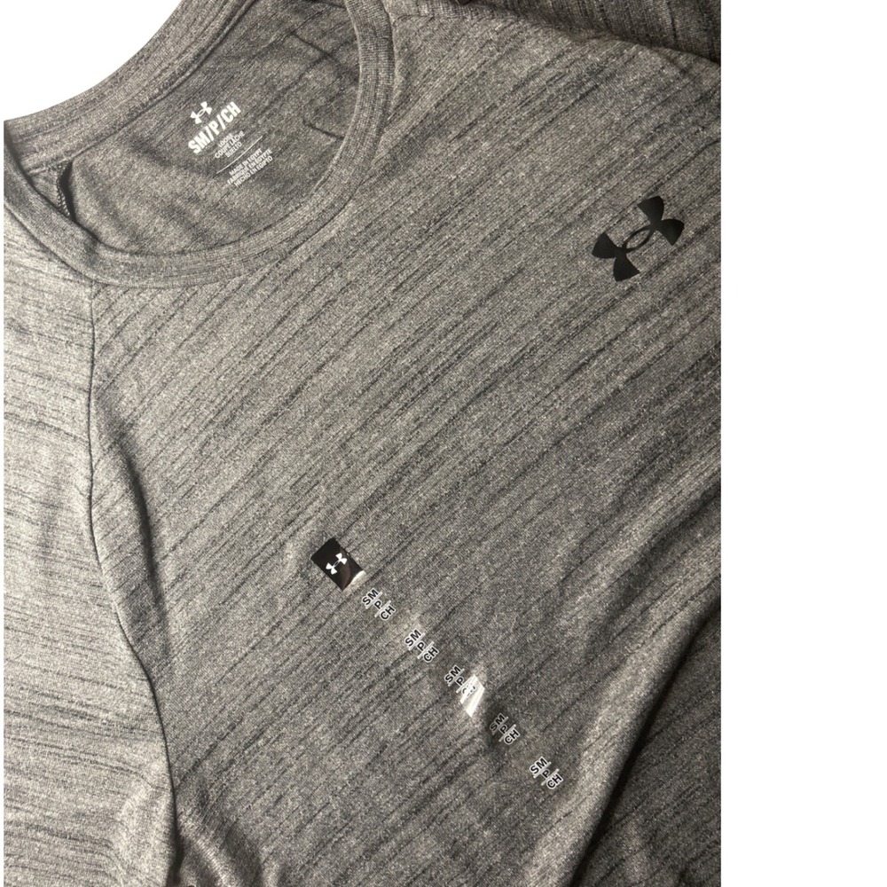 Under Armour Tiger Tech 2.0 SS Tee Boys Size Small Grey Heather Activewear New